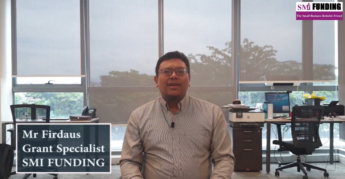 mr firdaus, grant expert from financial advisory explaining grant CIP SPRINT malaysia